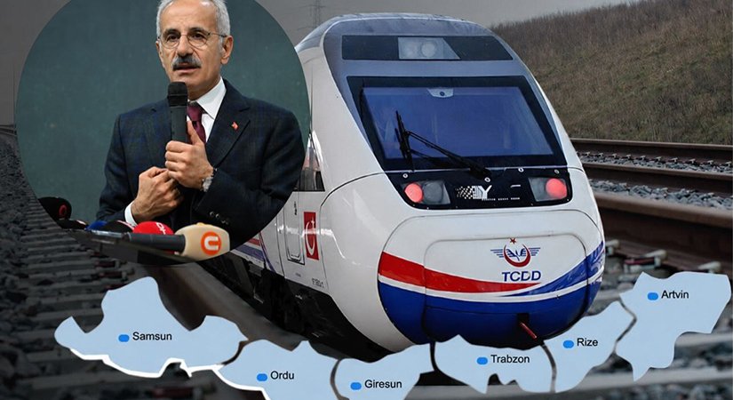 Samsun-Trabzon-Sarp Hızlı Tren Projesi kapsamında Giresun’un da güzergâhta yer alacağı açıklandı
